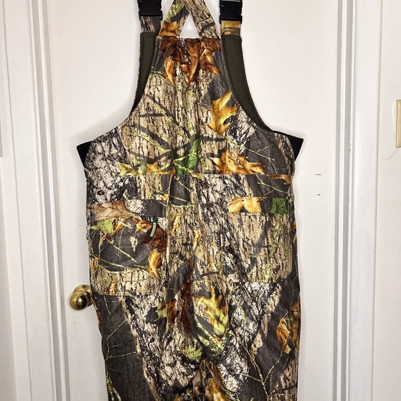 Remington Camo Insulated Hunting Overalls Bibs Thermore XL Realtree Style - Picture 2 of 8